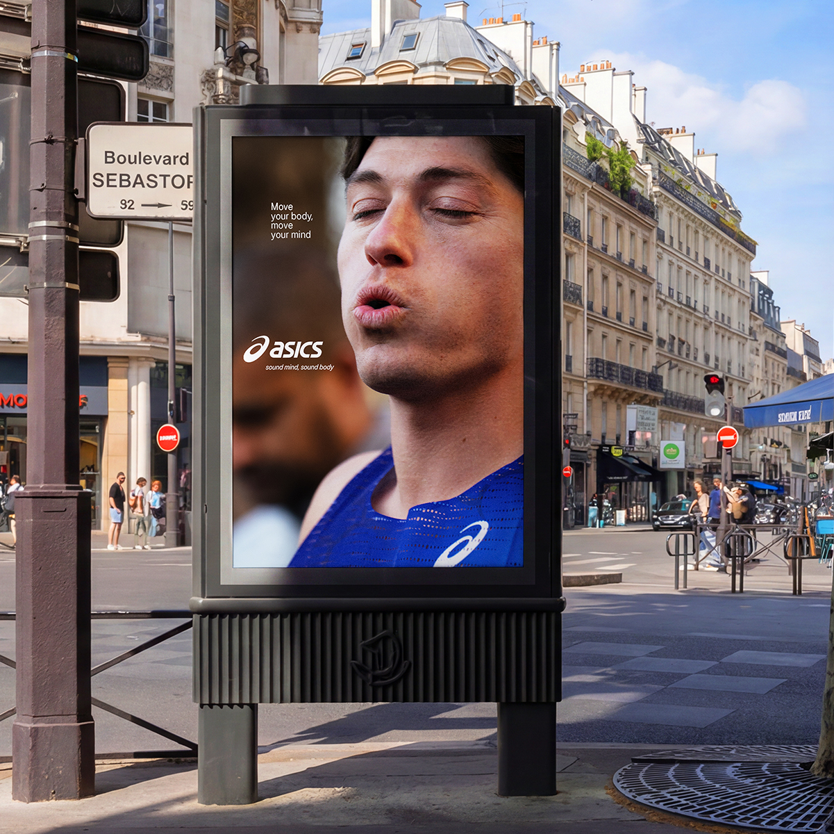 Asics reframes race day in new OOH campaign